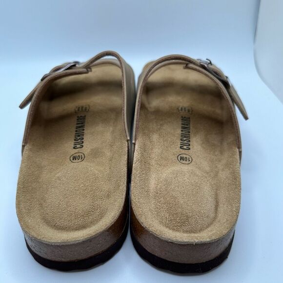 CUSHIONAIRE Women's Cork Footbed Sandal With +Comfort 10 TAUPE - Picture 4 of 7
